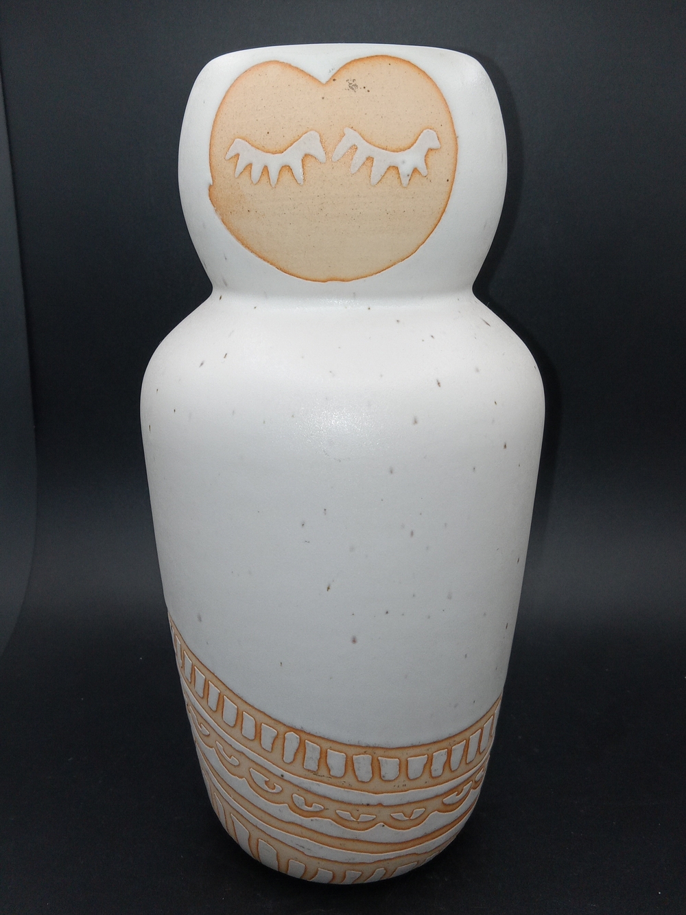 Anthropologie Gopi Shah Ceramic Nesting Doll Vase, READ